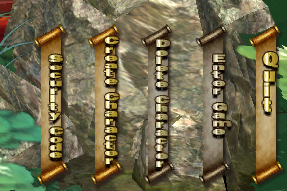 Character selection screen options