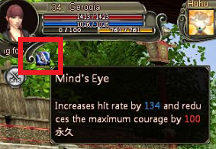 Active skill buff tooltip