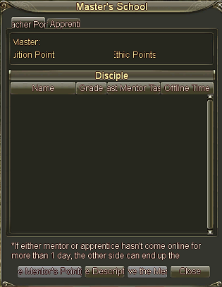 Master and apprentice window